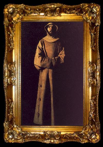 framed  Francisco de Zurbaran Saint Francis of Assisi, ta009-2